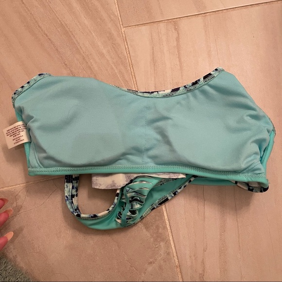 Acid-Wash Racerback Bikini Top - Picture 3 of 5